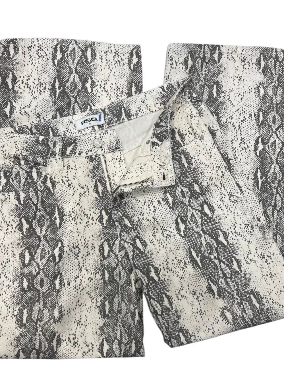 RSQ Low Rise Snake Baggy Carpenter Pants Size 28